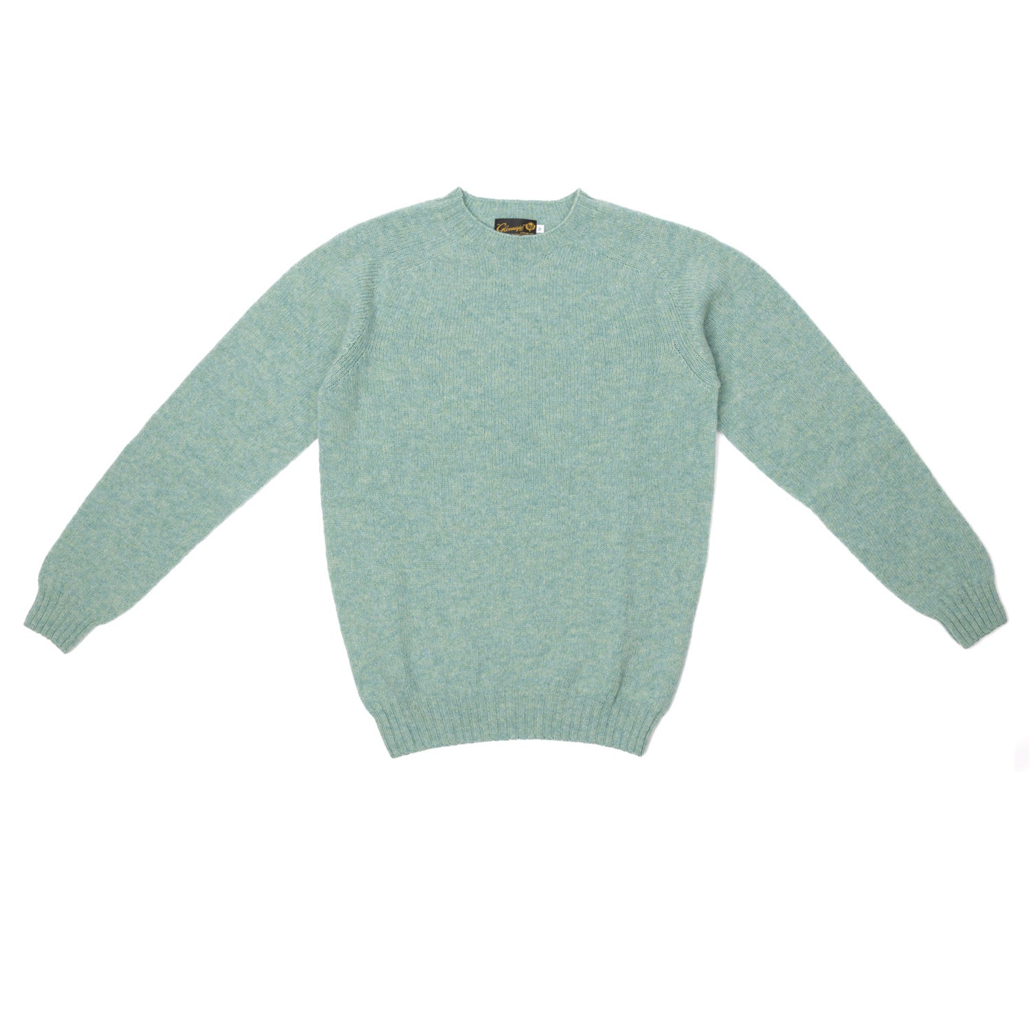 Glenugie exclusive x MJ: Sweater "Round Jumper" made from pure Wool - Circulare Knit Pure Soft Shetland